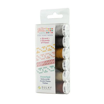 Filaine Acrylic Petites Furry Friends Dark 6ct