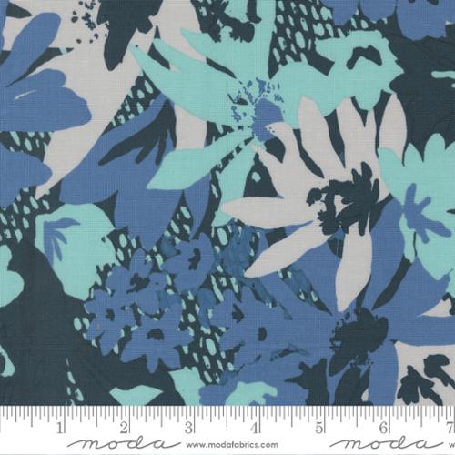 Boho Haven Deep Blue Sea Cotton 44"/45" Fabric Per Yard
