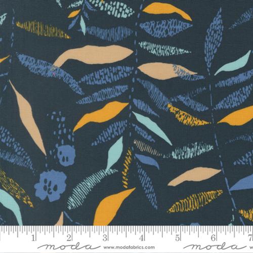 Boho Haven Deep Leave Sea Cotton 44"/45" Fabric Per Yard