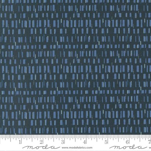 Boho Haven Dark Blue Sea Cotton 44"/45" Fabric Per Yard
