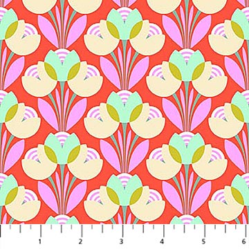 Daily Crush Best Buds Clementine 44"/45" Fabric Per Yard