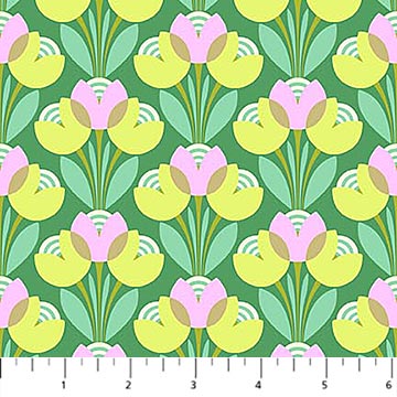 Daily Crush Best Buds Clover 44"/45" Fabric Per Yard