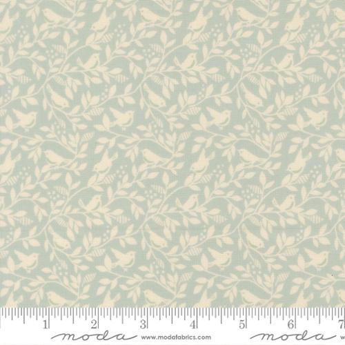 True Love Birds Of A Feather Robins Egg 44"/45" Cotton Fabric Per Yard