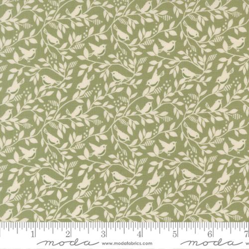True Love Birds Of A Feather Fern 44"/45" Cotton Fabric Per Yard