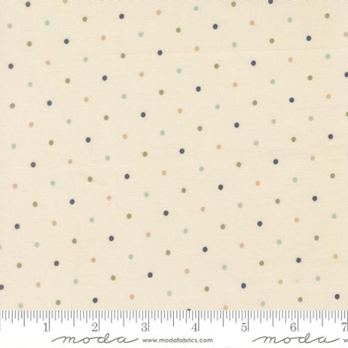 Magic Dot Basics Cream Daydream 44"/45" Cotton Fabric Per Yard
