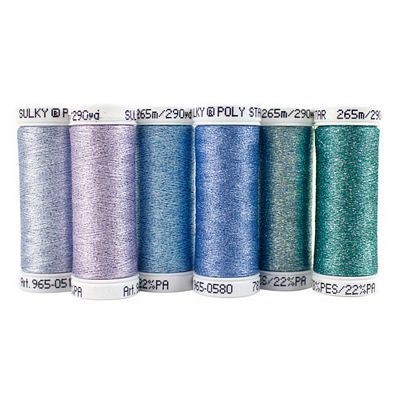 Poly Sparkle Assortment - Got the Blues 6ct