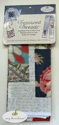 Patchwork Fabric Panel - Roses & Daises