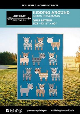 Kidding Around - Goats in Pyjamas Quilt Pattern