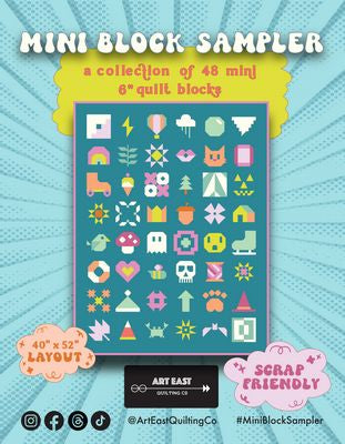 Mini Block Sampler Quilt Pattern Book