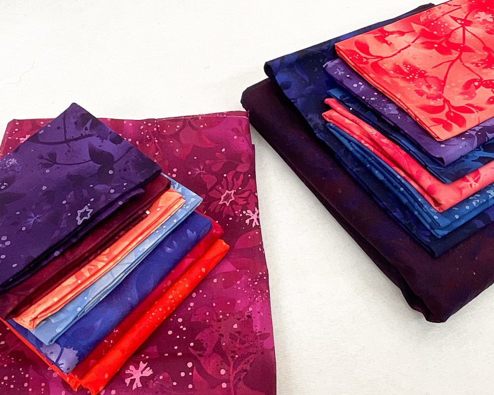 Boundless Coordinated Stash Builder Bundle - Glowing Lone Star Skyline - various fabrics 14 3/4 yards total