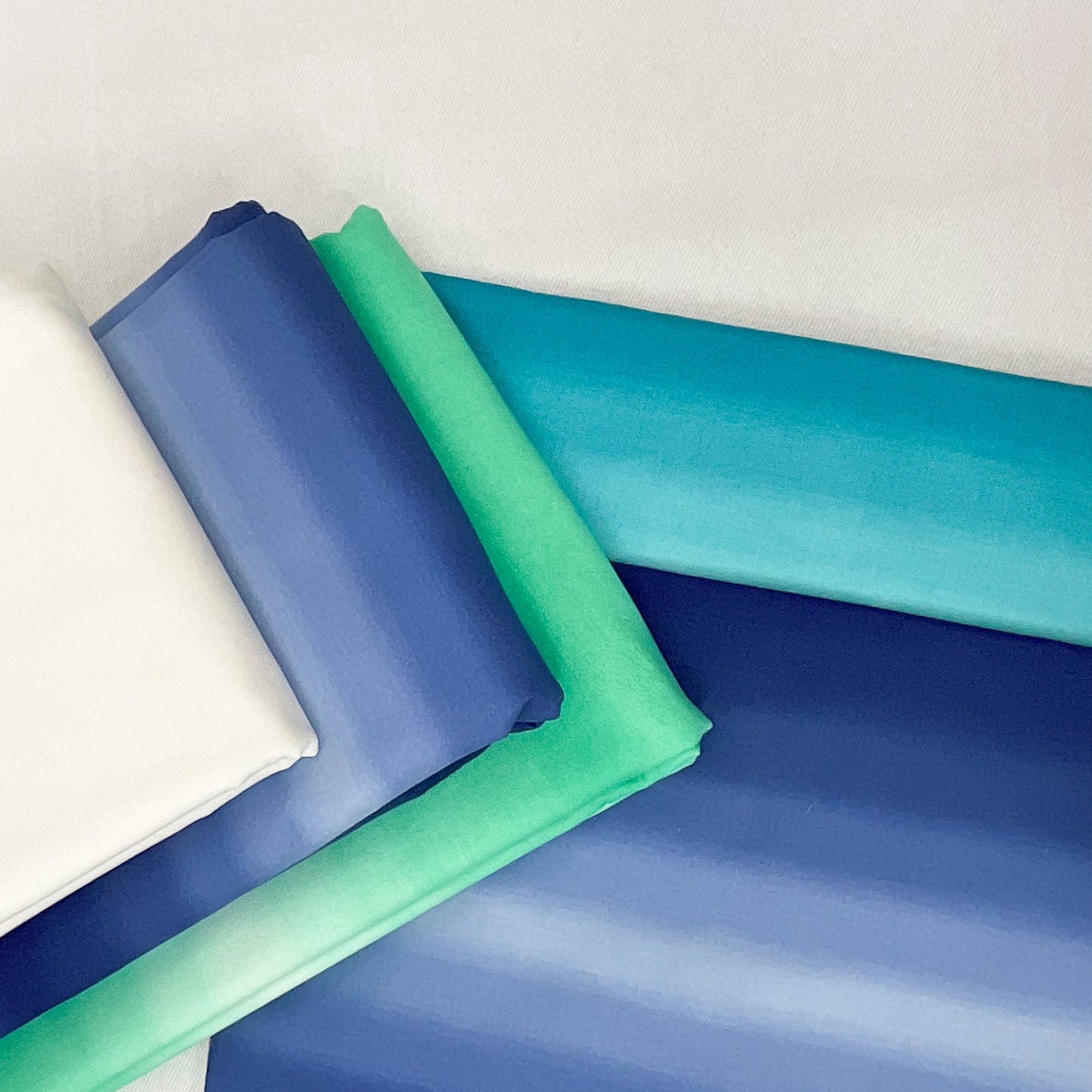 Boundless Coordinated Stash Builder Bundle - Ombre Teal - various ombre fabrics 10 1/8 yards total