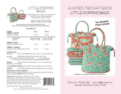 Little Poppins Bag Pattern