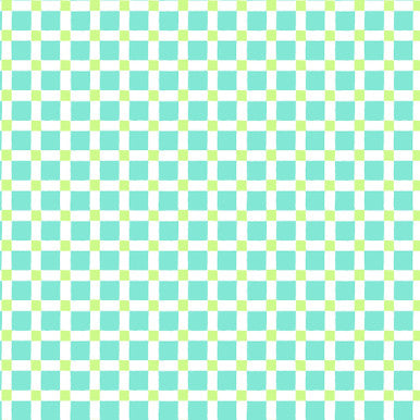 Aqua/Kiwi Hopscotch Colorblock Party 43/44" Cotton Fabric Per Yard