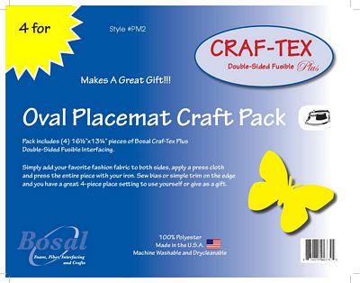 Placemat Craft Pack Oval
