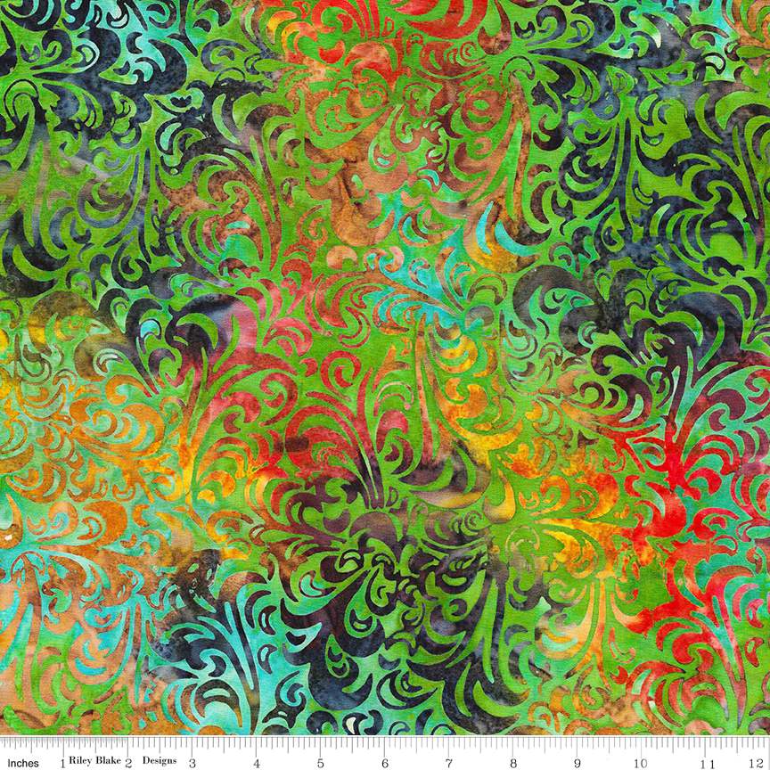 RB Batiks Garden Party - Twirl & Swirl
