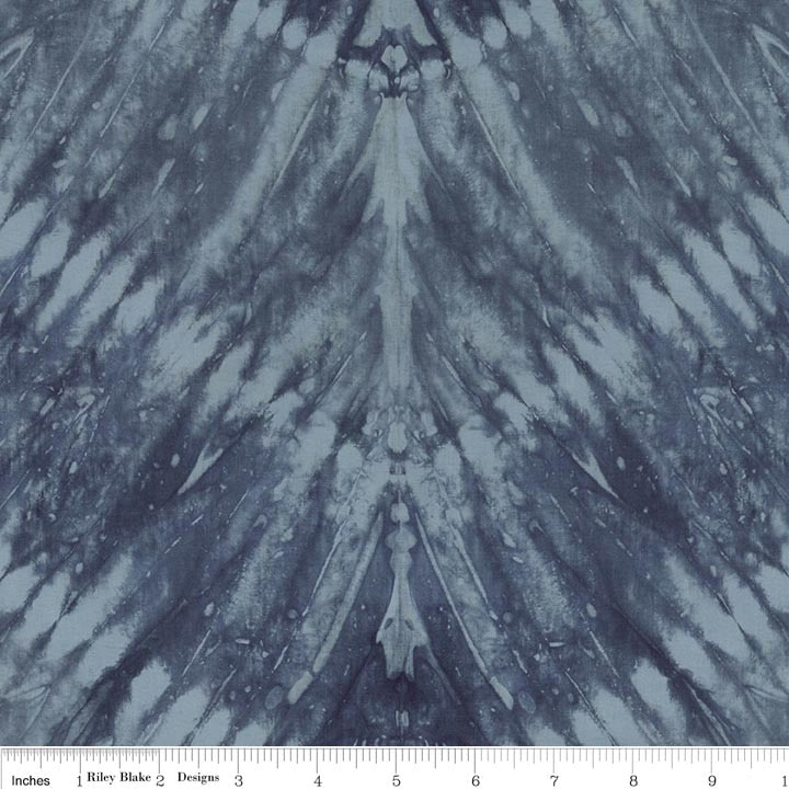 RB Batiks Charcoal - Express Yourself! Shibori