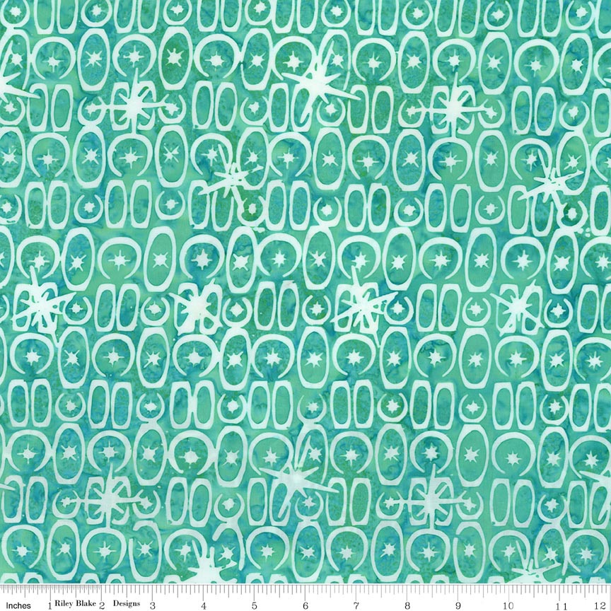 RB Batiks Coastal Shimmer - Starburst Groove