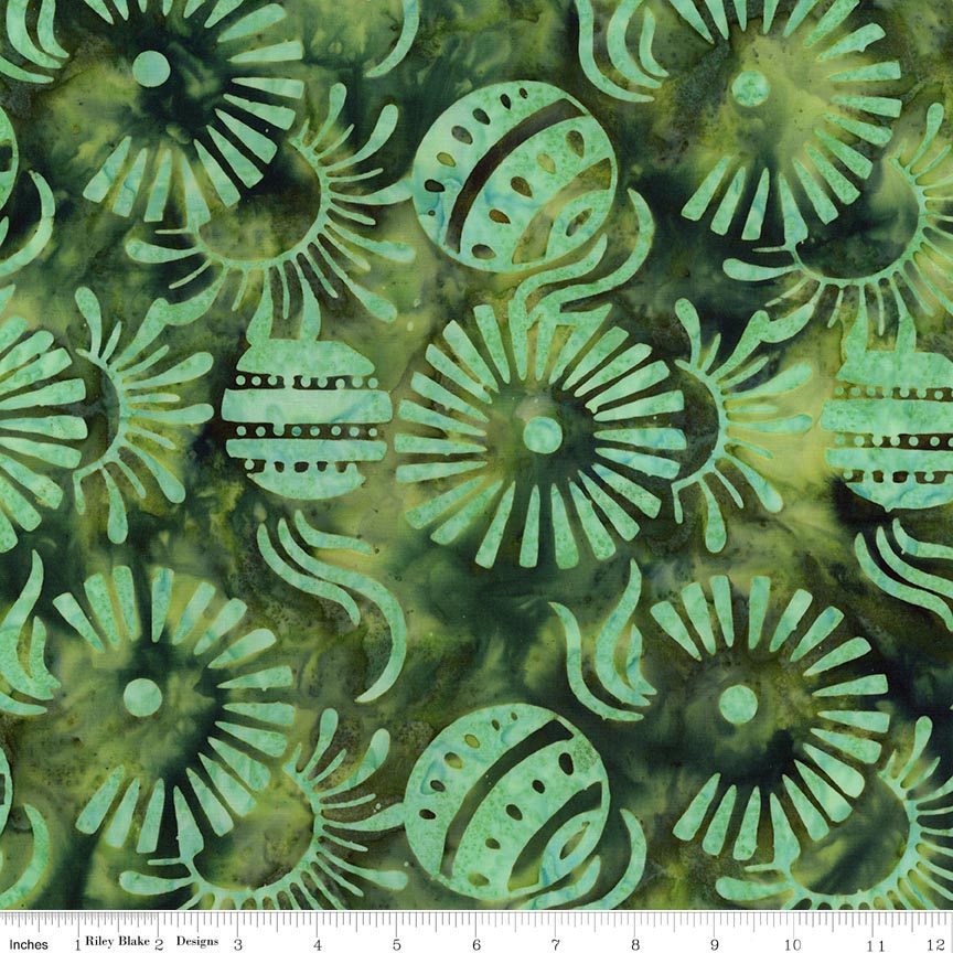 RB Batiks Forest Dream - Starburst Groove