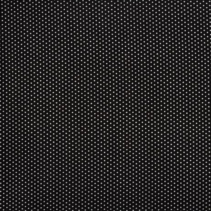 Black Pin Dot 45" Wide Cotton Fabric Per Yard