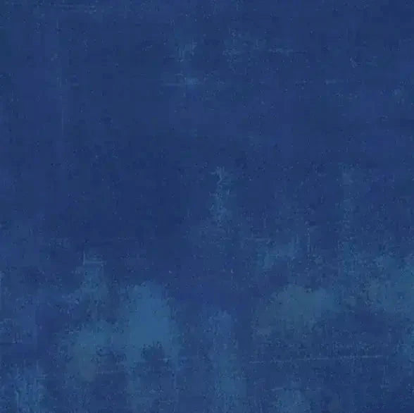 Blue Cobalt Grunge Cotton Wideback Fabric - ( 1 3/4 Yard Pack )
