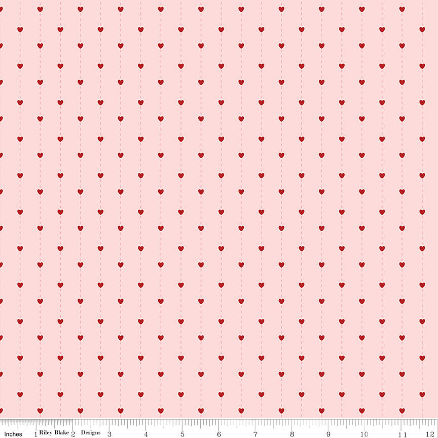 Sew in Love - Stripes - Blush