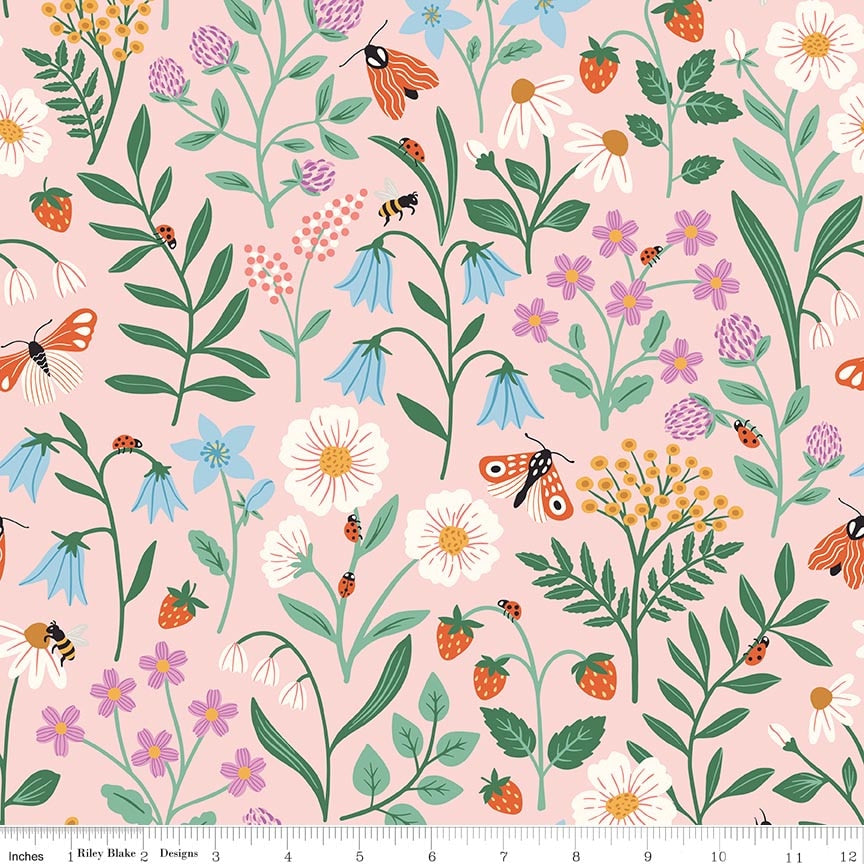 RB Blooms and Bugs Pink - Meadow Moments