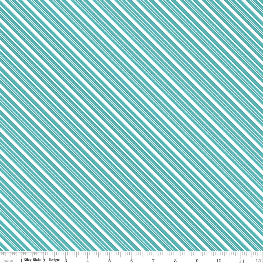 RB Stripes Blue - A Perfect Winter
