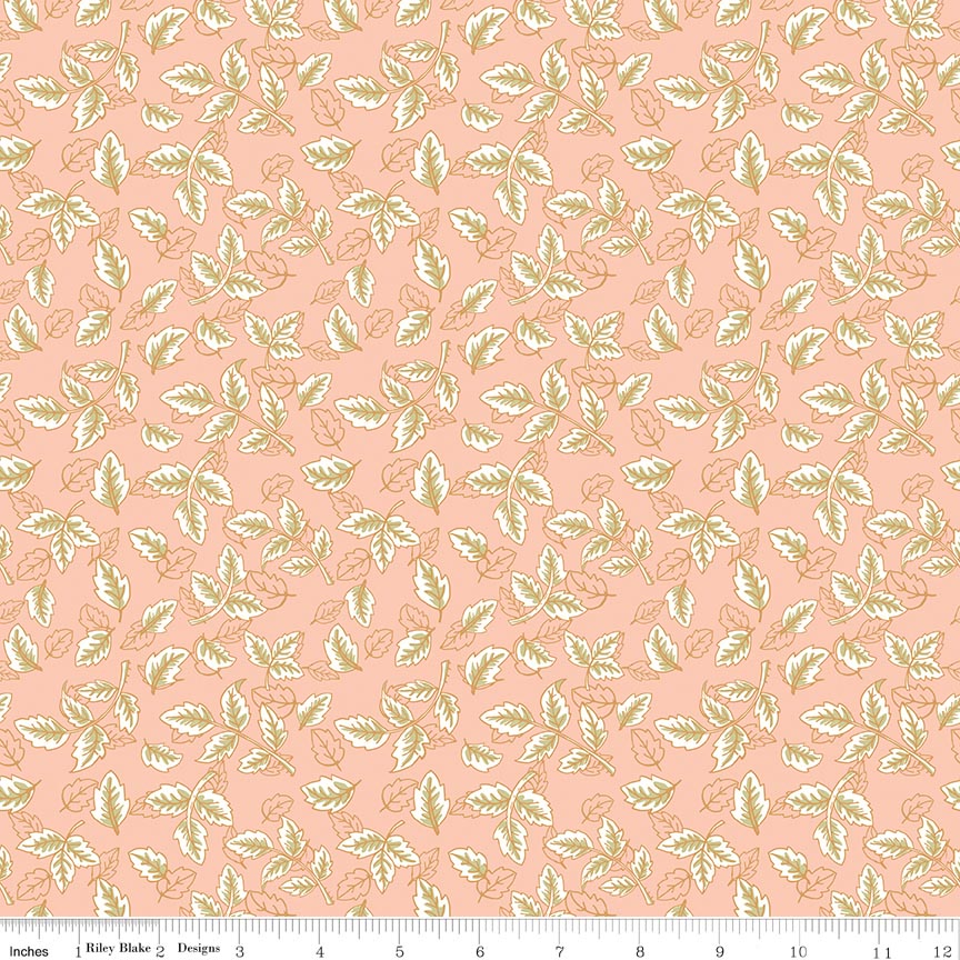 RB Leaves Blush - Tangled Garden