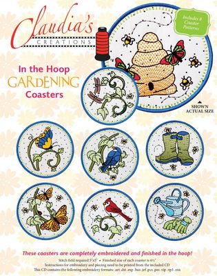 Gardening Coasters ITH