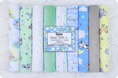 Quilting Cuddle Fat Quarter Pack Good Night Farm