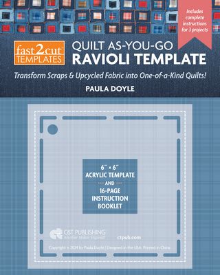 fast2cut - Quilt As-You-Go Ravioli Template