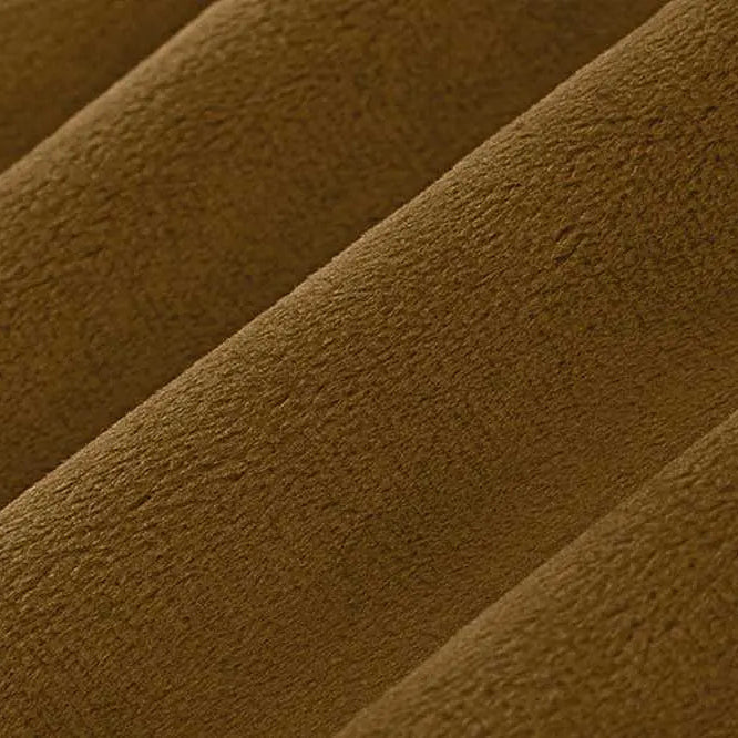 Caramel Solid Cuddle 3 58/60" Fabric per yard
