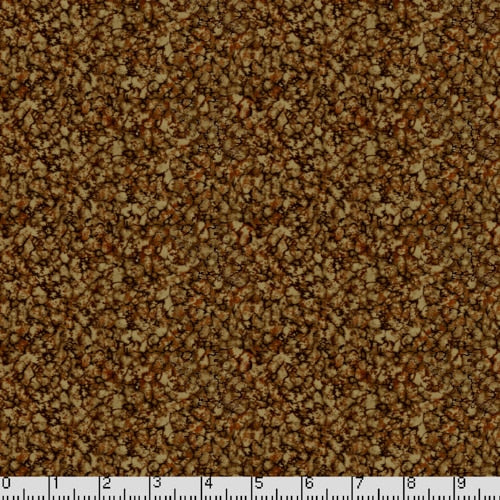 Chocolate Crackle 45" Wide Cotton Fabric Per Yard
