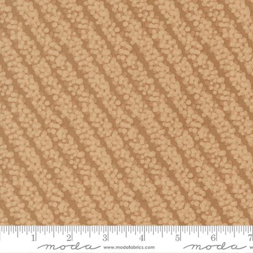 Cocoa Gingerbread Lane 44"/45" Cotton Fabric Per Yard