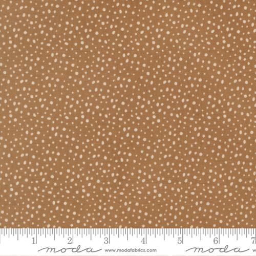 Cocoa Gingerbread Lane 44"/45" Cotton Fabric Per Yard