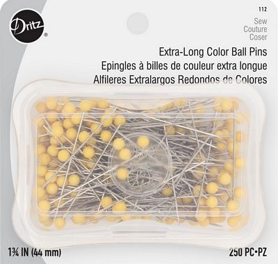 X-Long Color Ball Pins sz28 3/