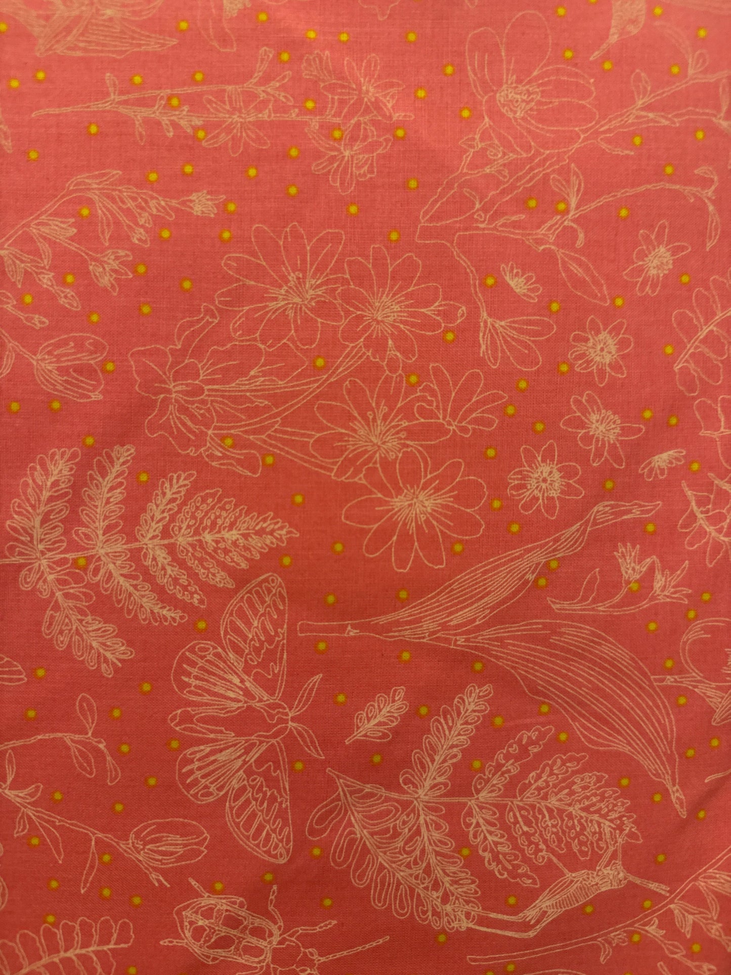 WD Bright Coral Floral