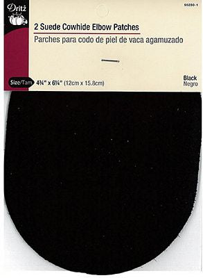 Leather Elbow Patch Black