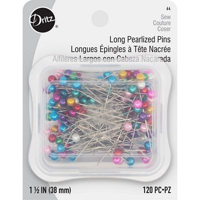 Long Pearlized Pins 1-1/2in