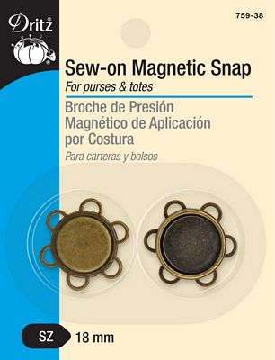 Sew-On Magnetic Snap