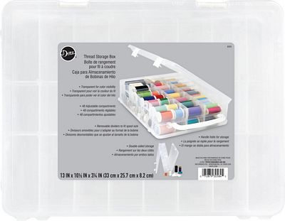 Thread Storage Box 48 Compartments