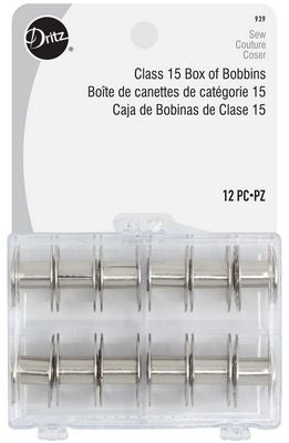 Bobbins Class 15 Metal 12pc