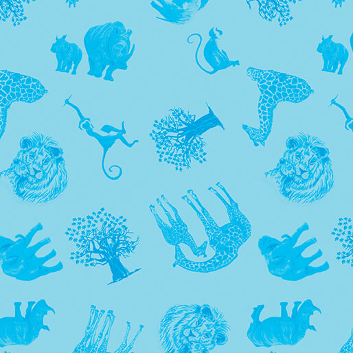 Starlight Safari - Safari Adventure - Turquoise