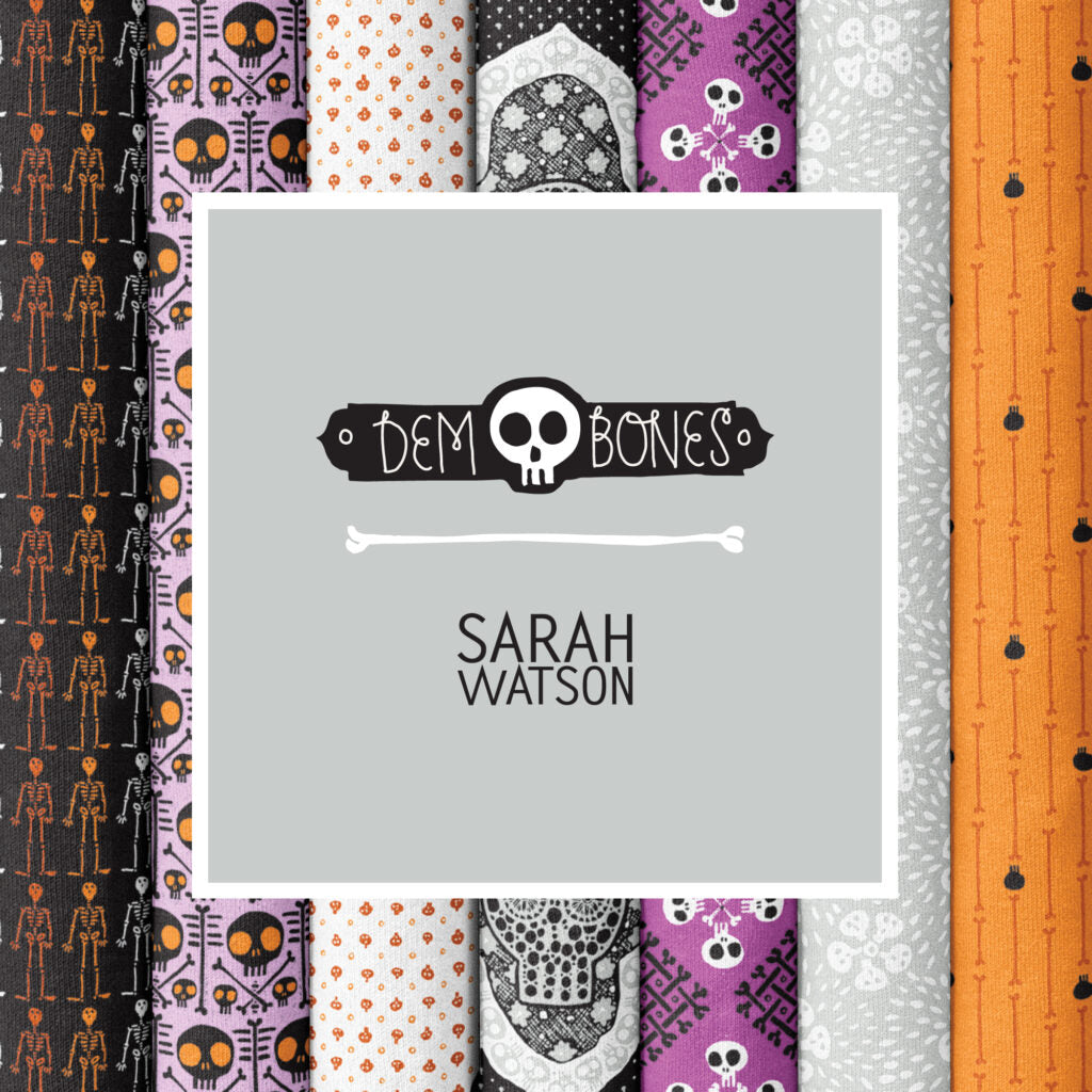 Dem Bones 10x10 Squares - 42 Pieces