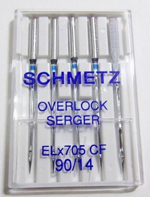 Schmetz ELX Chrome Finish sz90 5/pk