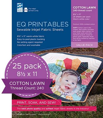 EQ Printables Cotton Lawn 25pk