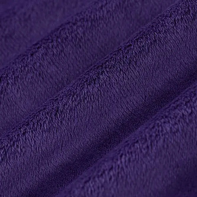 Eggplant Solid Cuddle 3 58/60" Fabric per yard