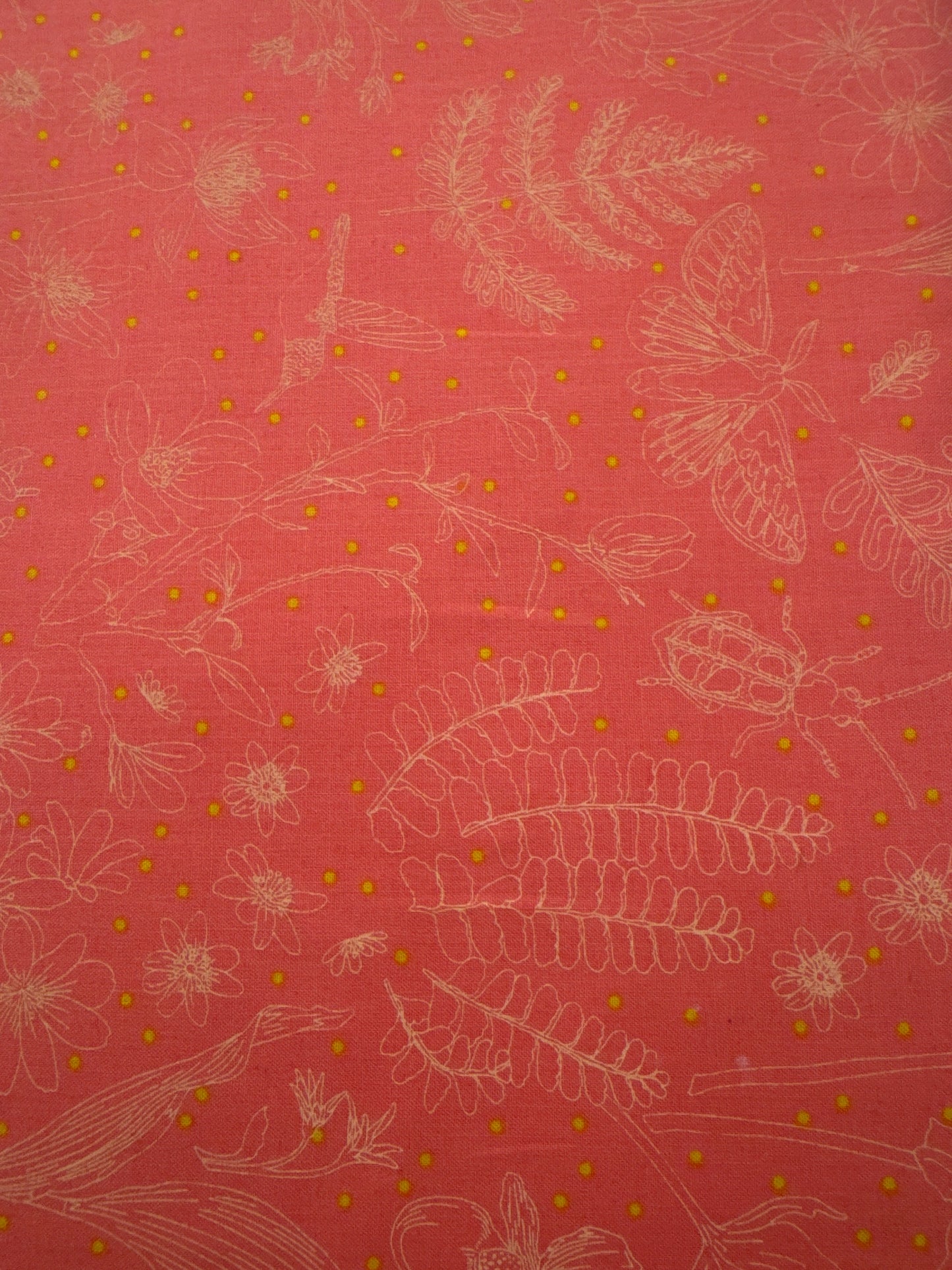 WD Bright Salmon Floral