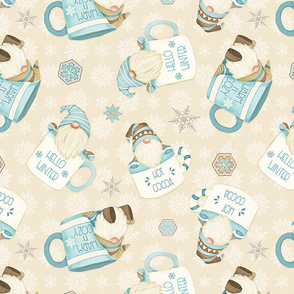 HG I Love Sn'Gnomies Hot Cocoa Flannel Cream ||
