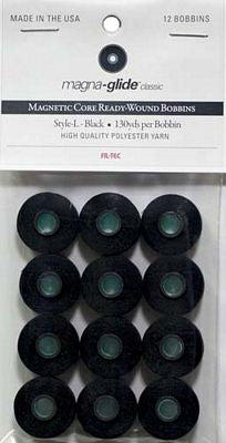 Bobbin Magna-Glide L 12/pkg Black